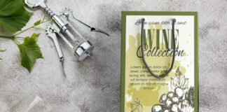 Free Wine Cardboard Bag Mockup PSD Template