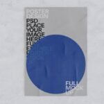 Glued Poster Mockup (3)