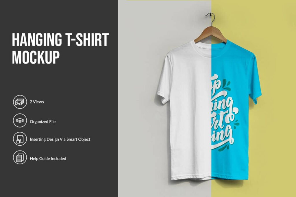 21+ Creative Hanging T-Shirt Mockup PSD Templates