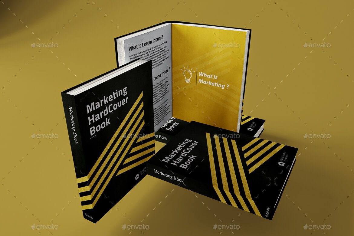 Hard Cover Book MockUp