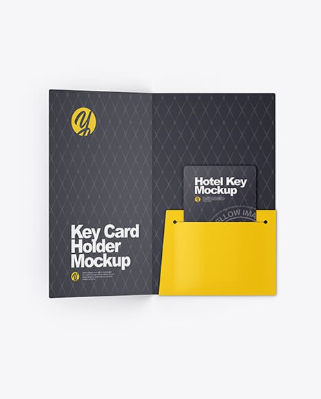 Key Card Holder Mockup