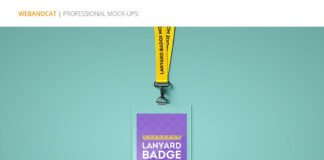 Lanyard Name Tag Badge Mockup (1)