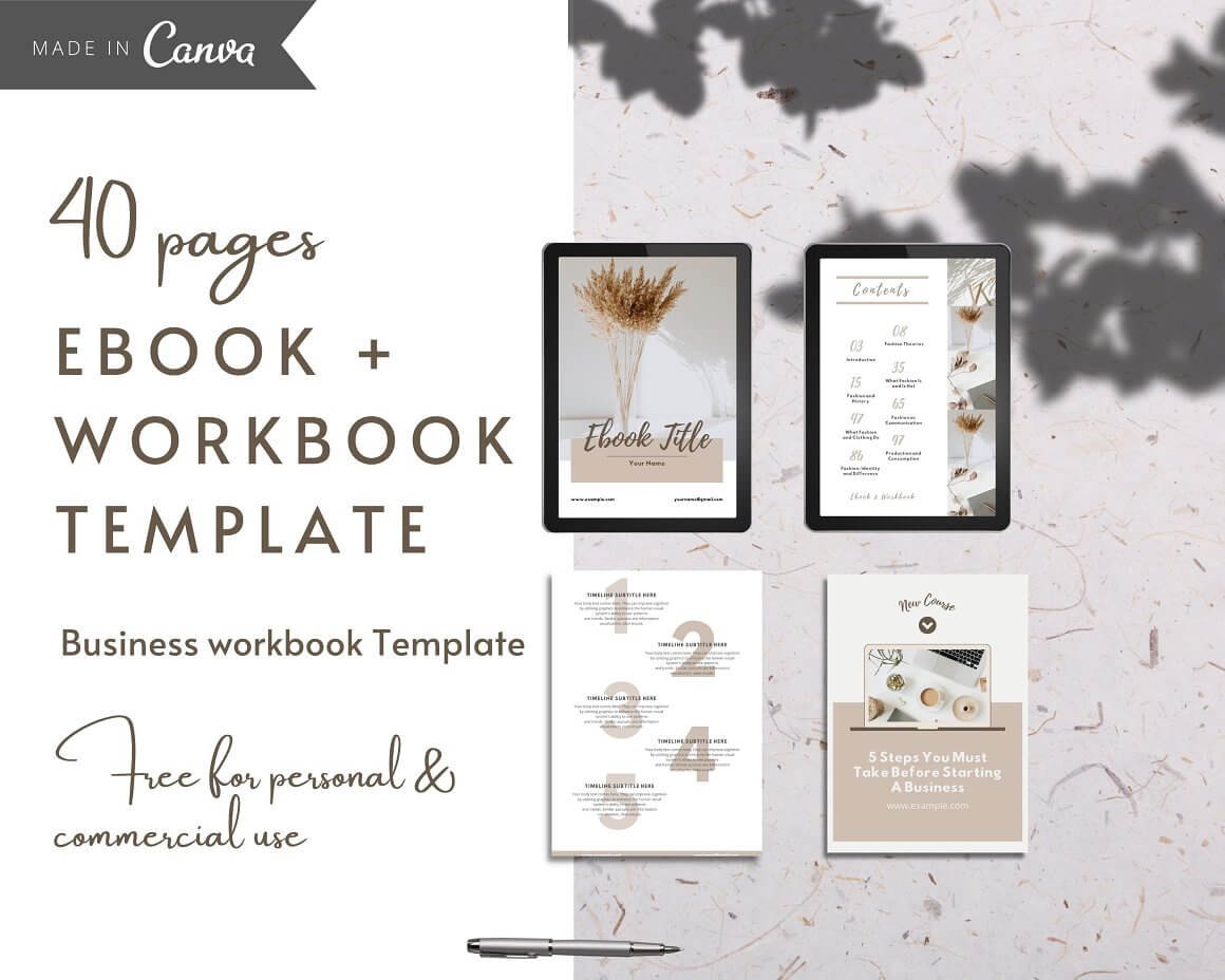 Lead Magnet eBook Template Canva