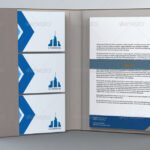 Letter Paper Portfolio Mock-up