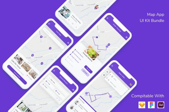 20+ Beautiful Map Mockup PSD Templates - Mockup Den