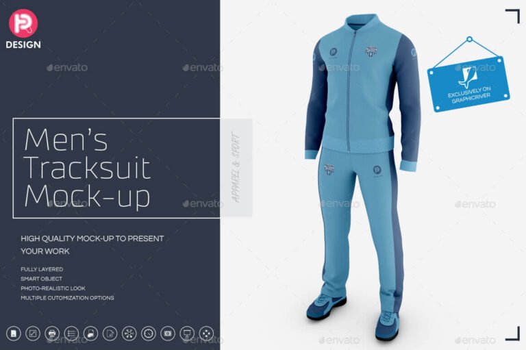 22+ Best Tracksuit Mockup PSD Templates For Fitness Lovers