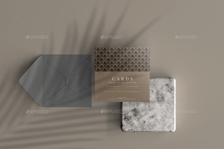 Multipurpose Square Card Mockups