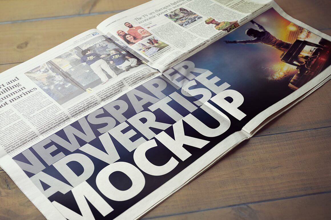 Newspaper Advertise Mockup v2