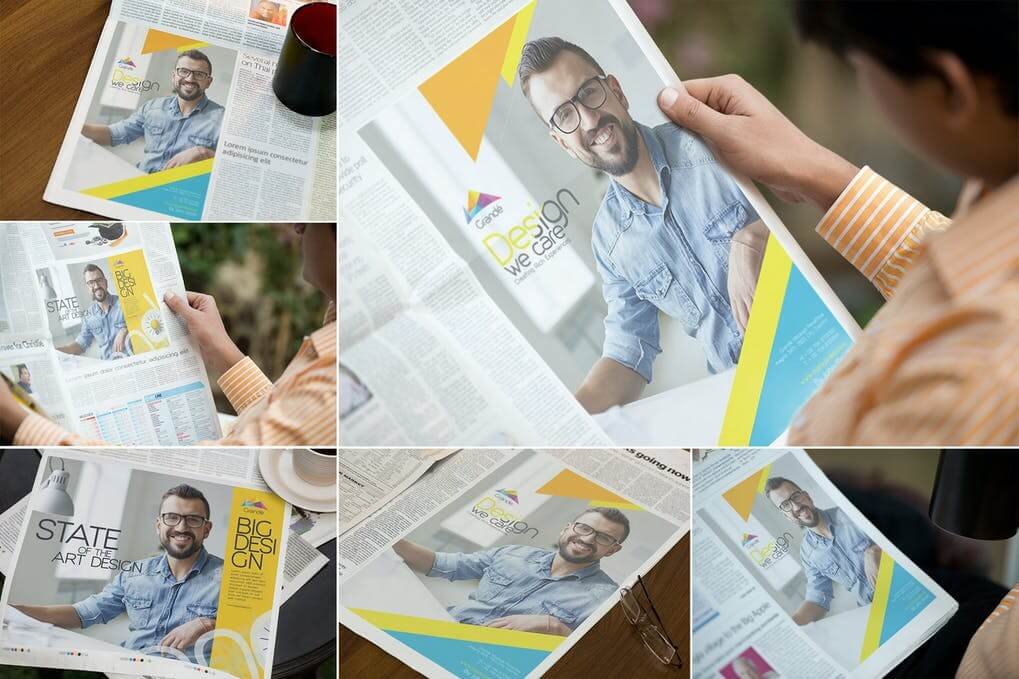 Newspaper Advertisement Mockups