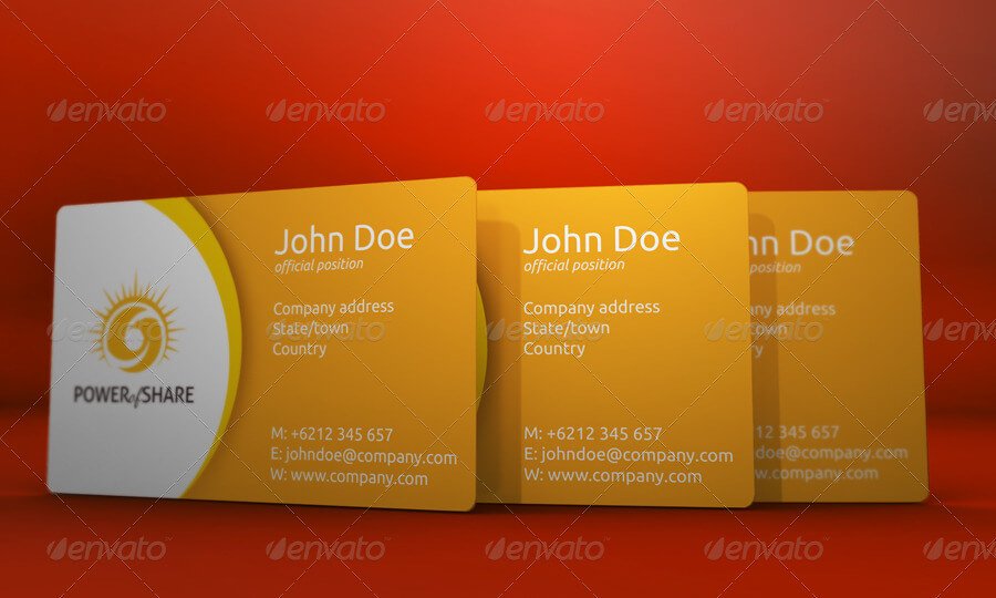 Photorealistic Business Member Card Mock-Ups