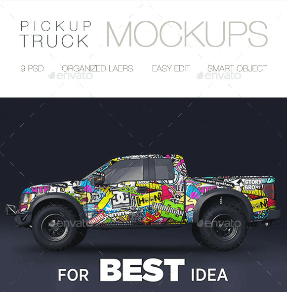 Pickup Truck Mock-up