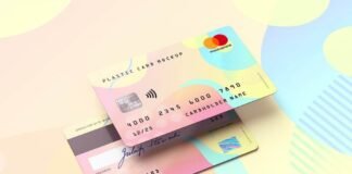 Plastic Card Bank Card MockUp
