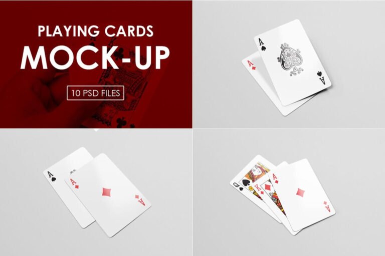 21+ Best FREE Game Card Mockup PSD Templates