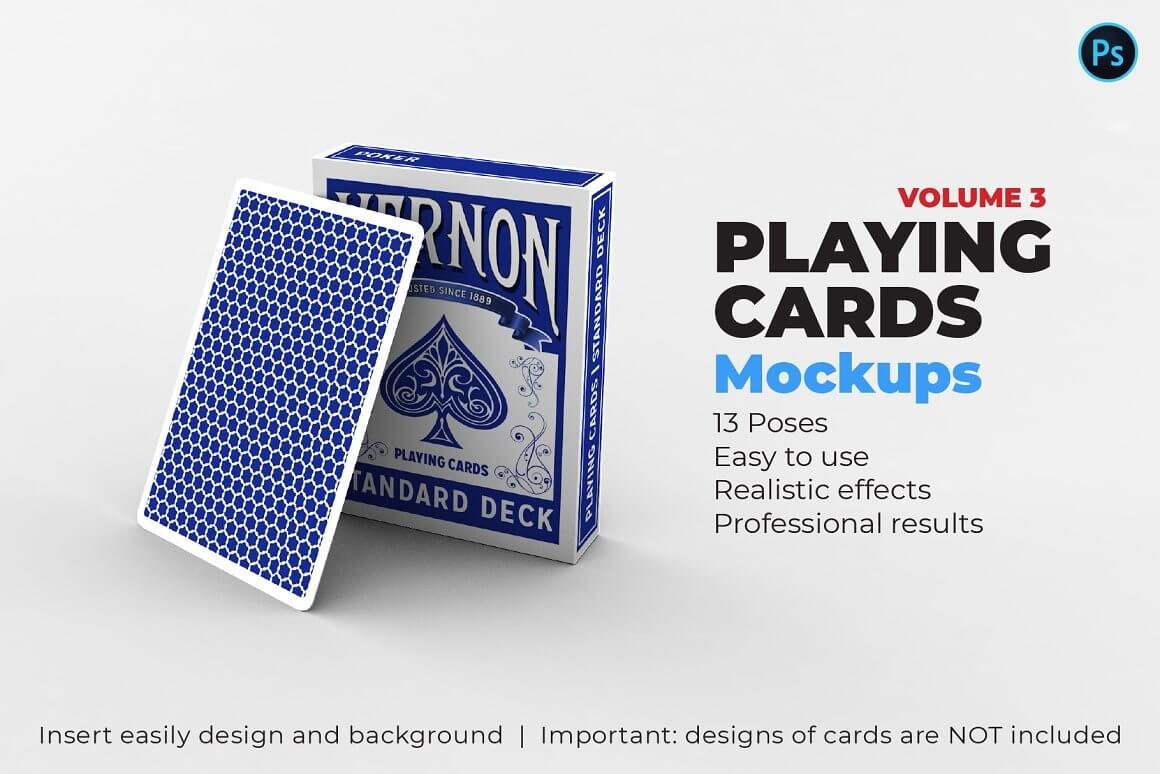 Playing Cards Mock-up V.3