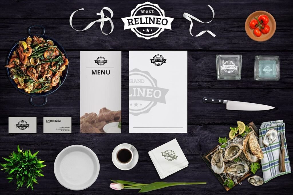 18+ Best FREE Restaurant Branding Mockup PSD Templates