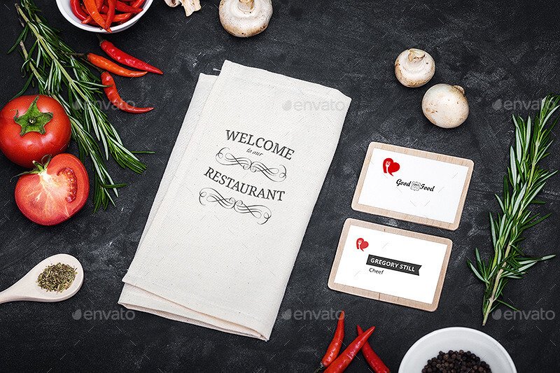 Restaurant Identity Branding Mock-Up