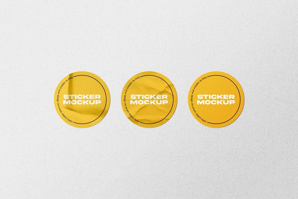 Round sticker mockup (2)