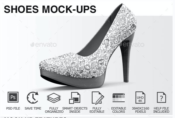 Shoes Mockup - High Heels Mockup