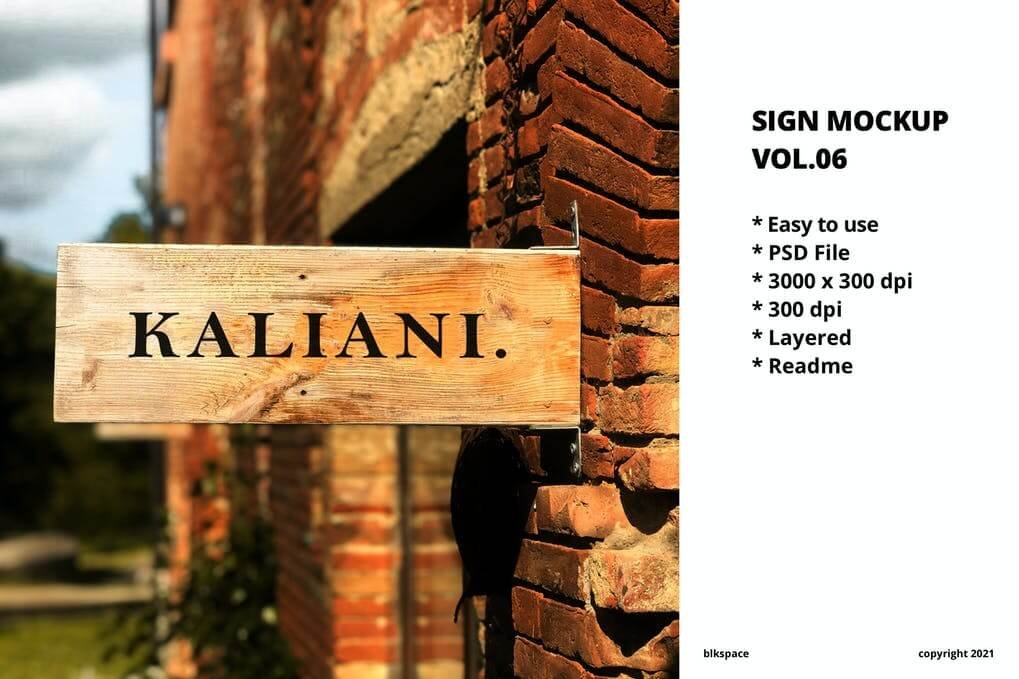 Sign Mockup Vol.06