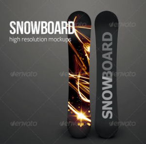 18+ Best Snowboard Mockup PSD Templates - Mockup Den