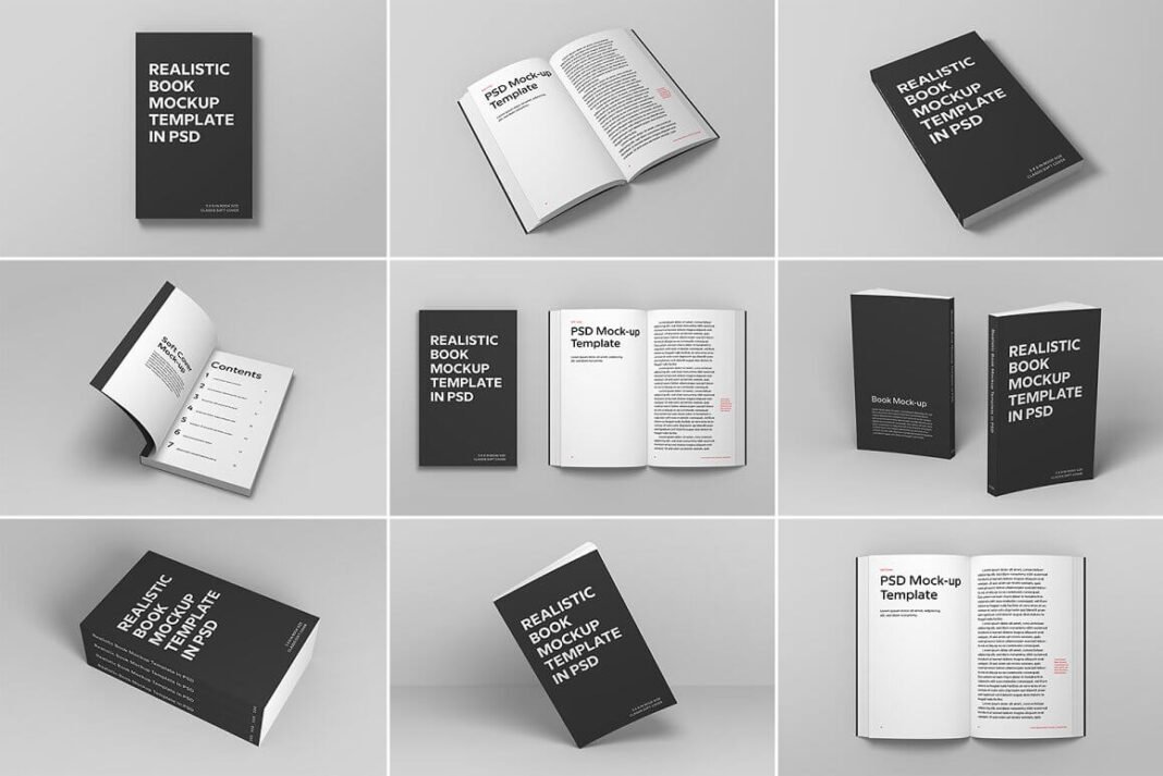 22+ Best Book Page Mockup PSD Templates - Mockup Den