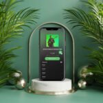 Spotify Podcast Mockup Free PSD Template