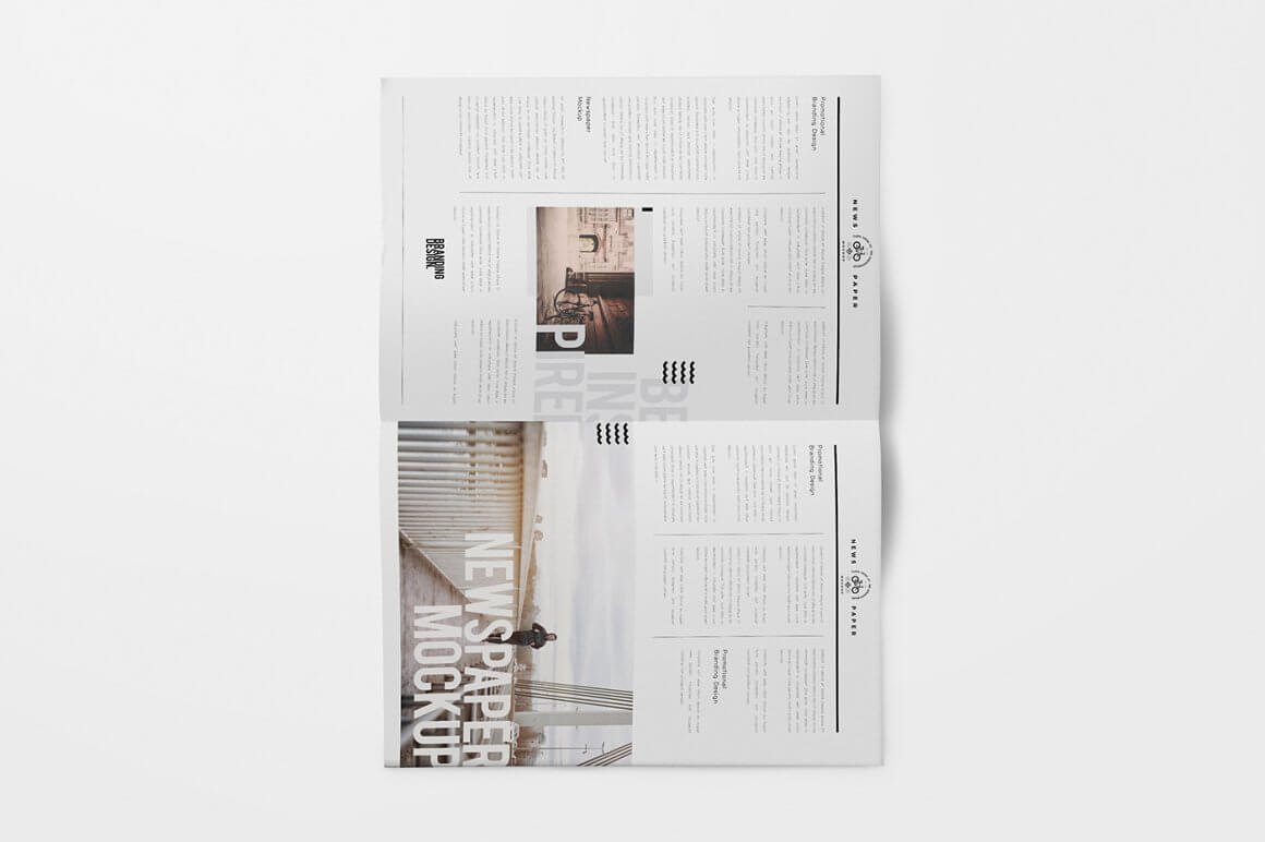 Tabloid Newspaper Mockups