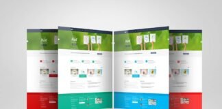 Web Pages Presentation Mock Up