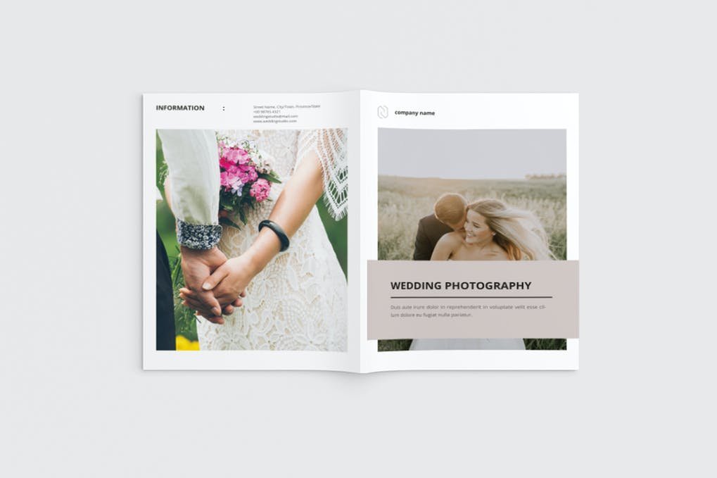 Wedding Photography Brochure