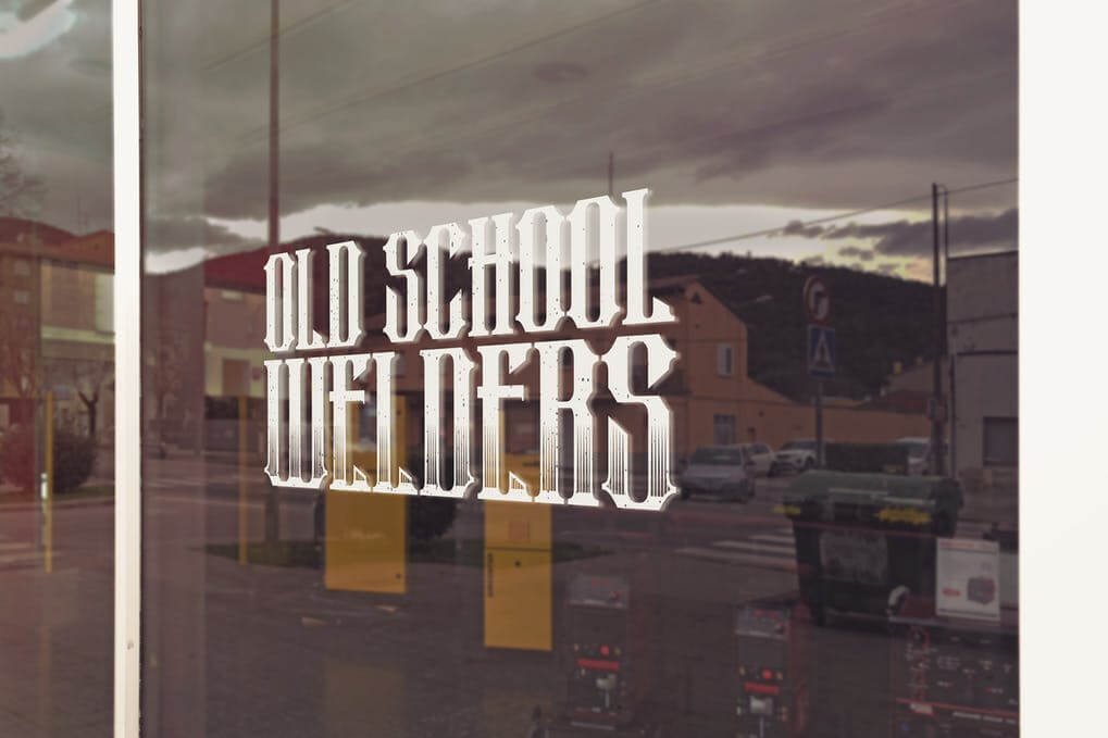 Welder Shop Logo Mockup