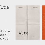 Wrinkle - Fold Paper Mockup (1)