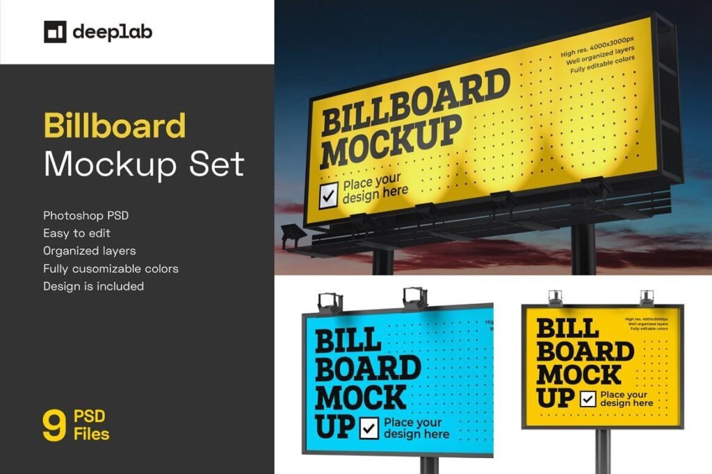 Billboard Mockup Set | Advertising
