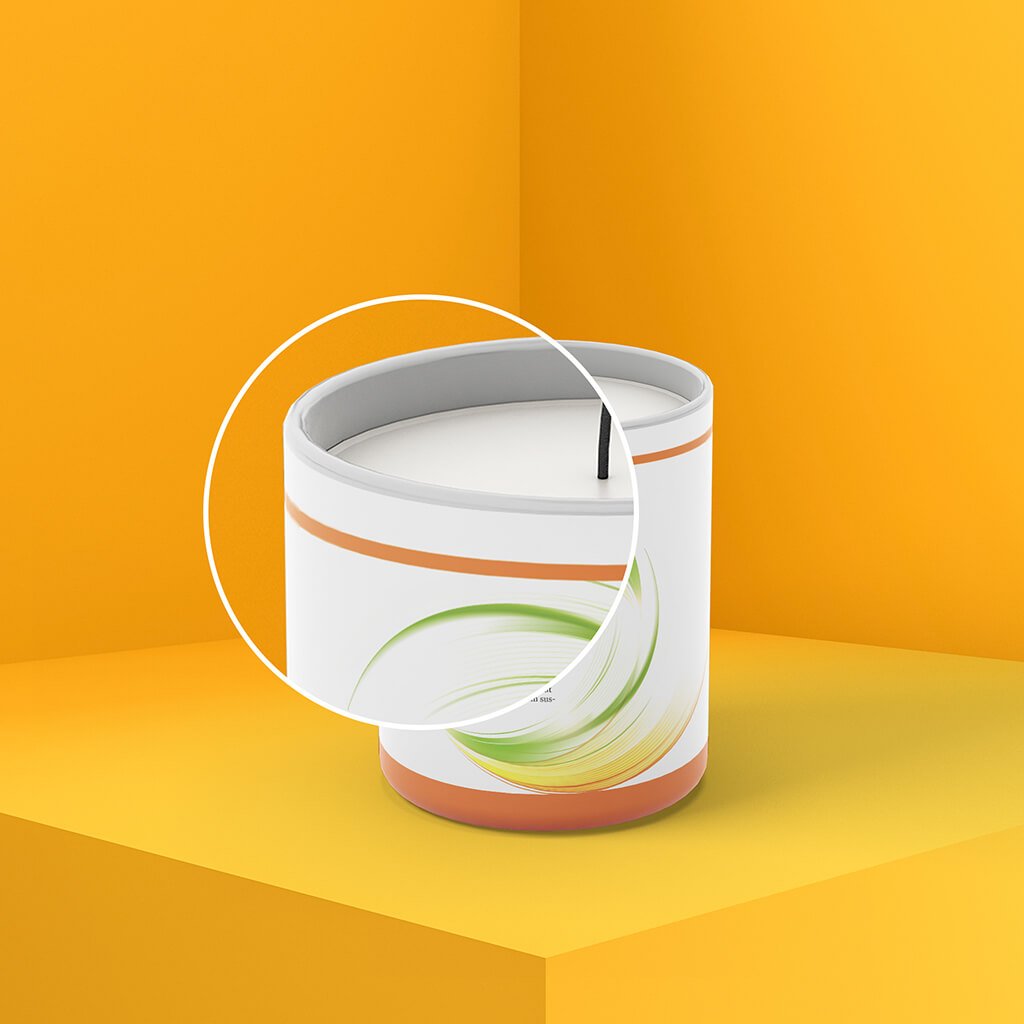 Close Up Of a Free Candles Mockup PSD Template
