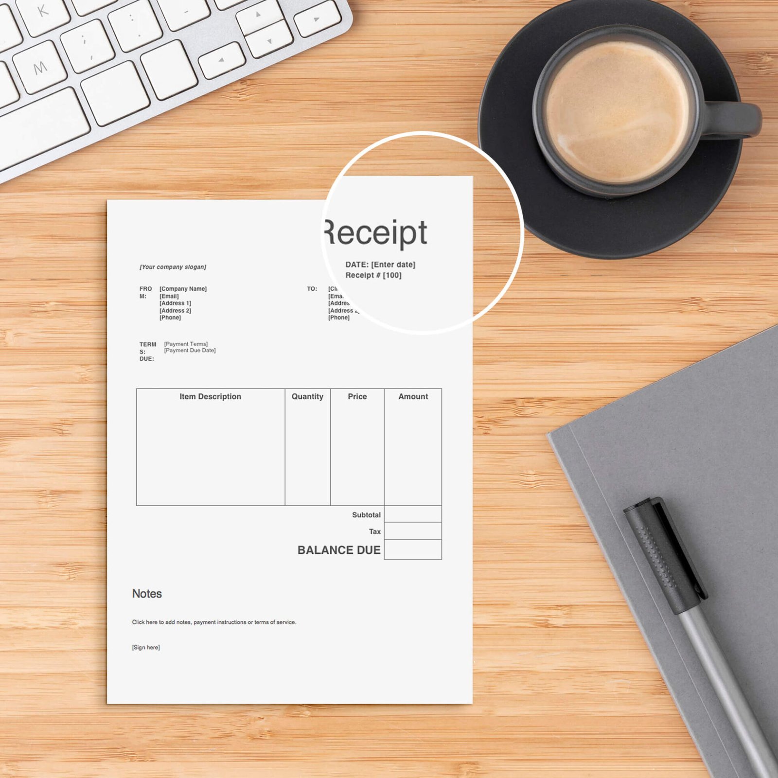 19+ Best Editable Receipt Mockup PSD Templates - Mockup Den