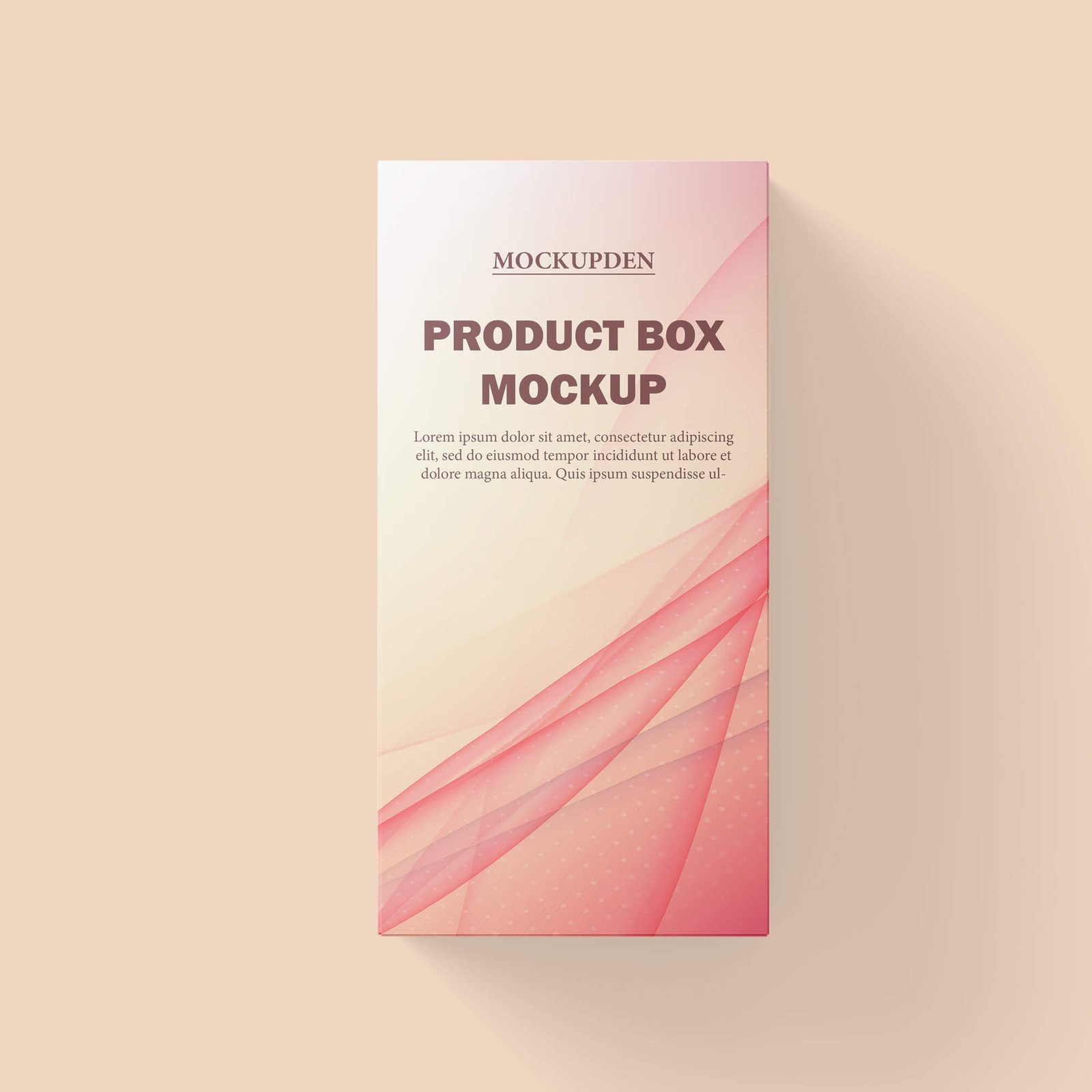 Design Free Product Box Mockup PSD Template