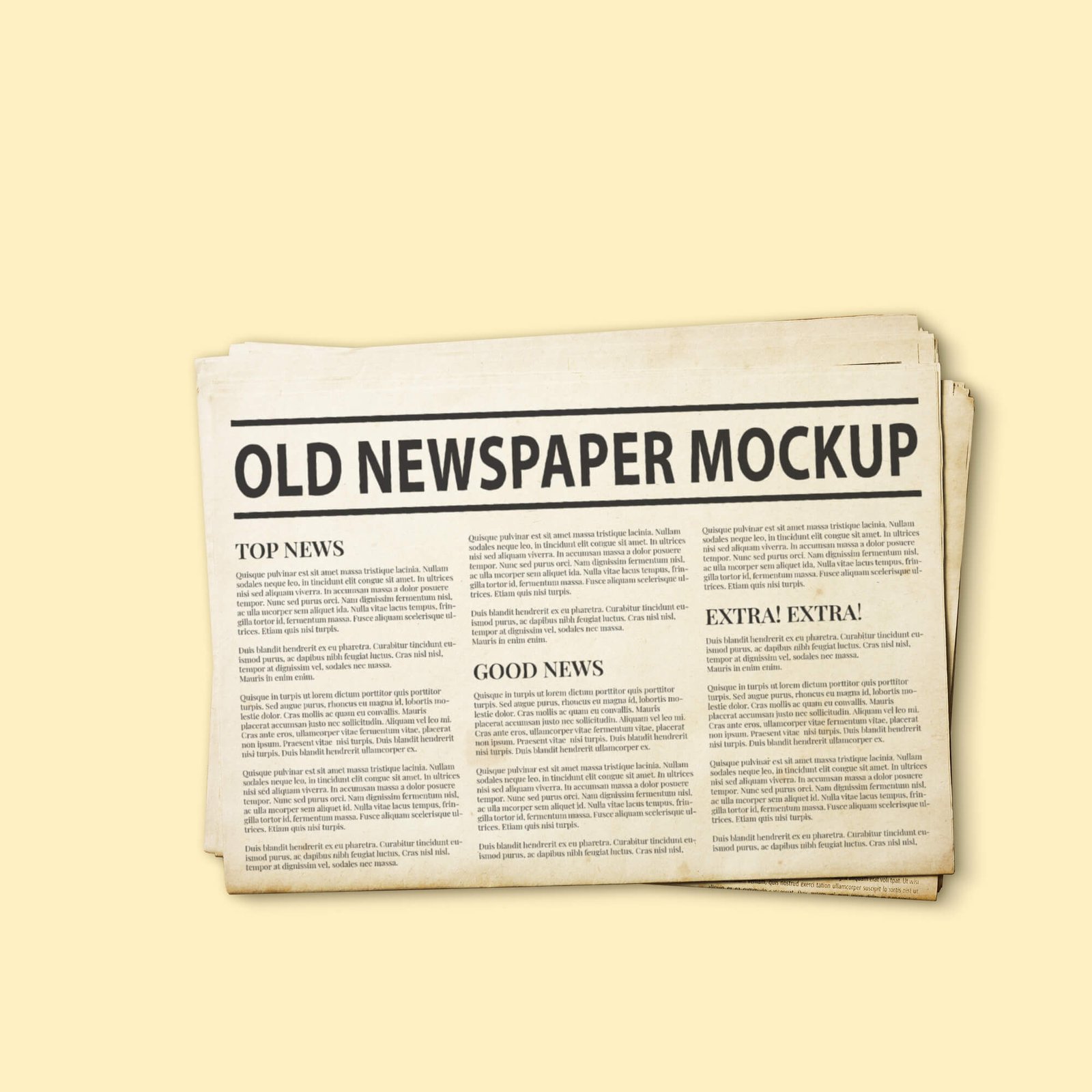 free old newspaper template word