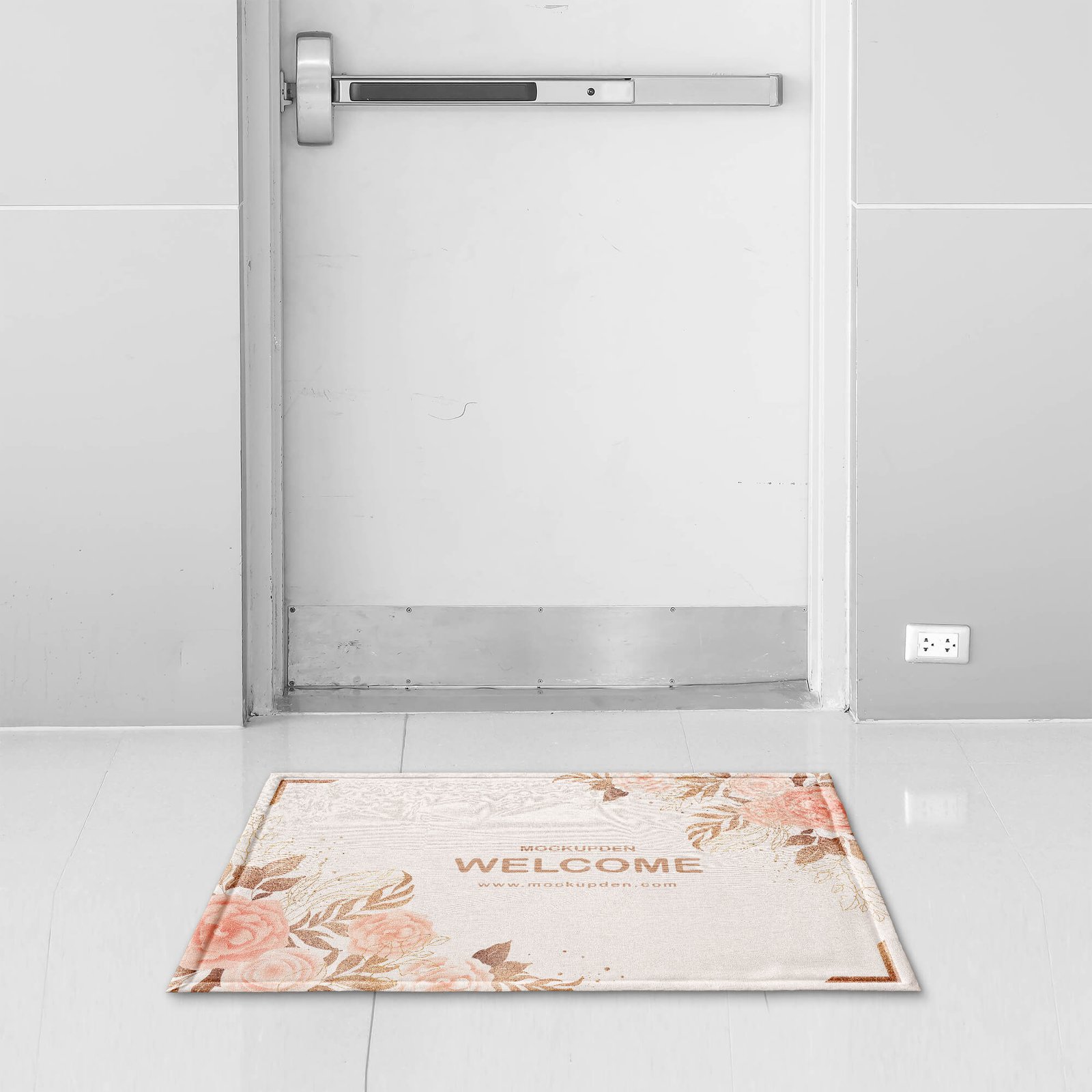 Download Free Coir Doormat Mockup