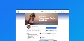 Free Facebook Page Mockup PSD Template (1)