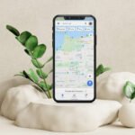 Free Google Map Mockup PSD Template