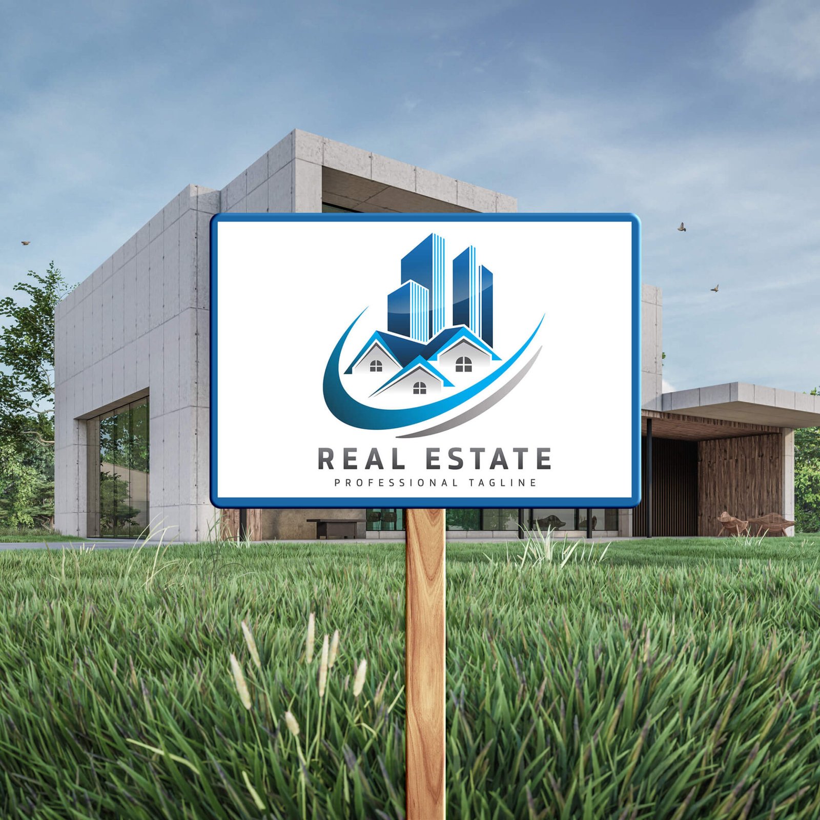 18+ Real Estate Sign Mockup For Marketing And Branding