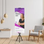 Free Standing Banner Mockup PSD Template