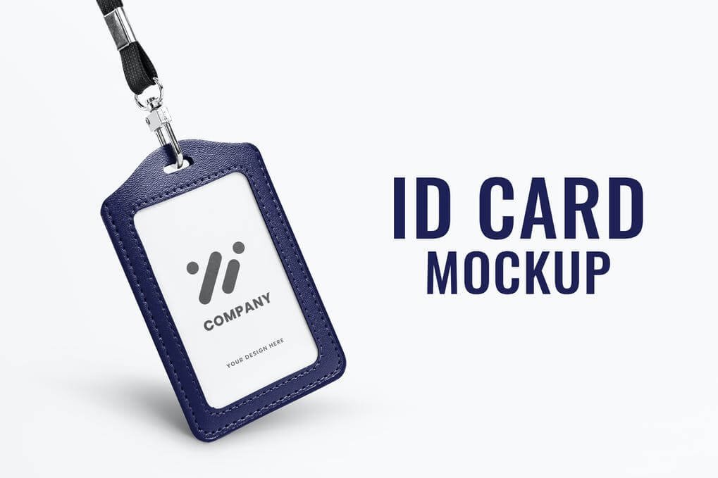 Id Card Holder Mockup (2)