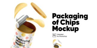 Packaging of Chips Mockup
