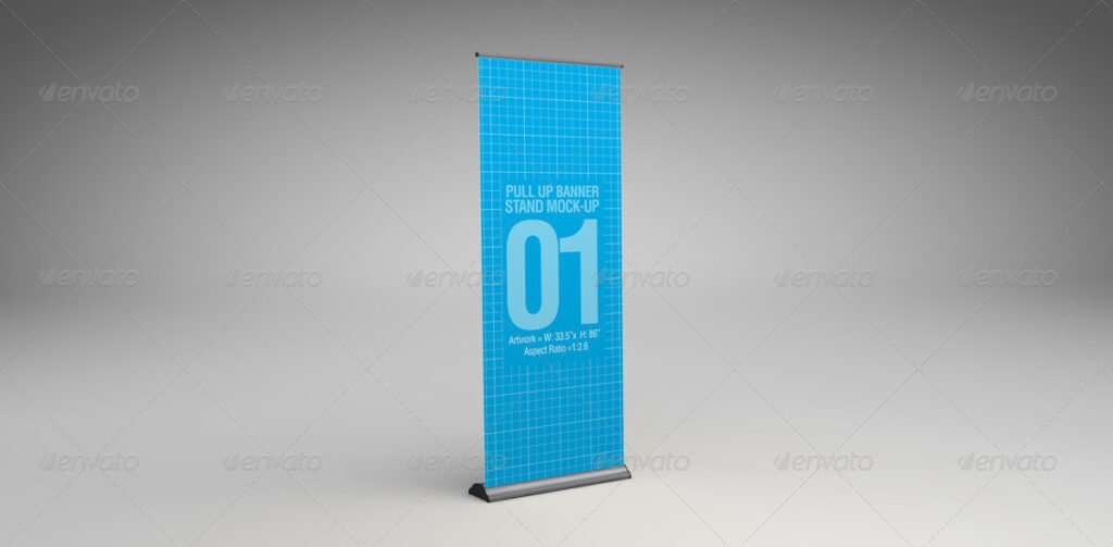 Pull-Up Banner Stand Mock-Up