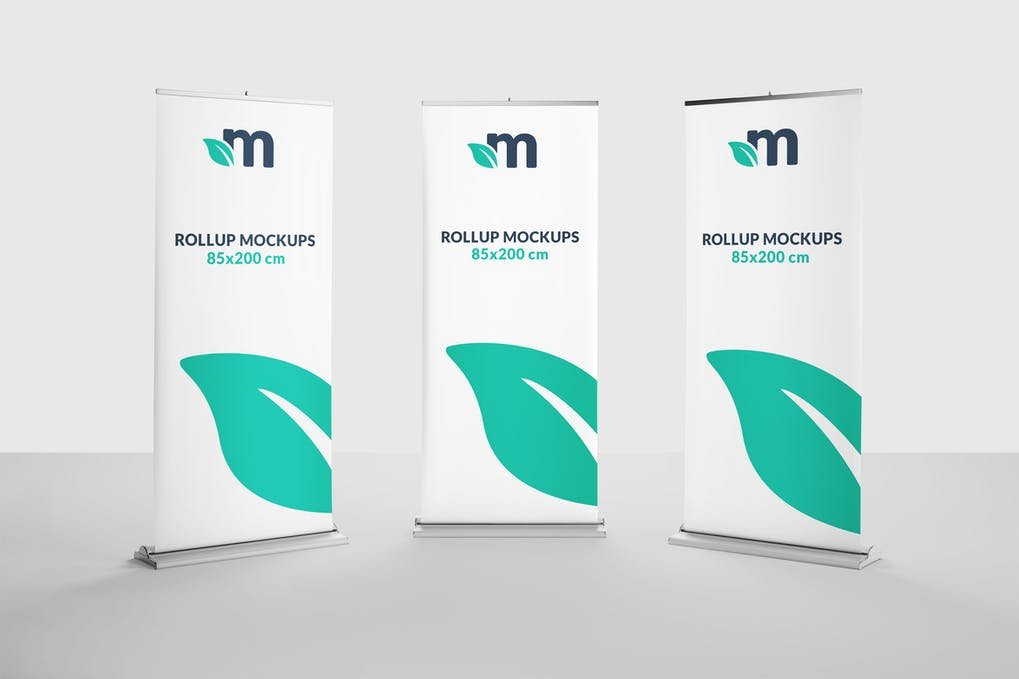 Roll Up Banner Mockups