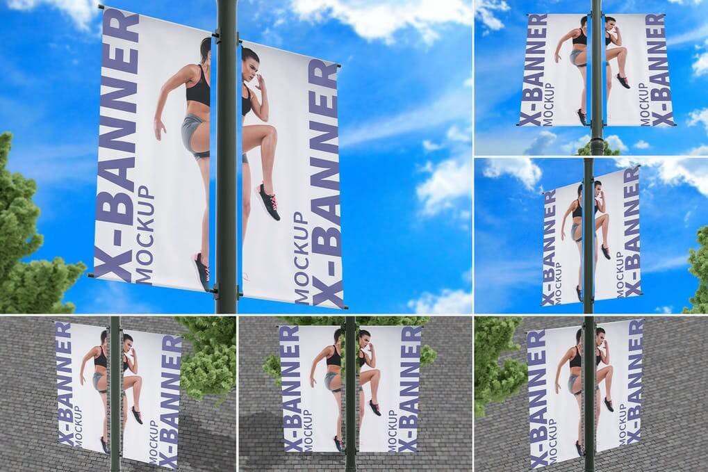 Street Pole Banner Mockup (1)