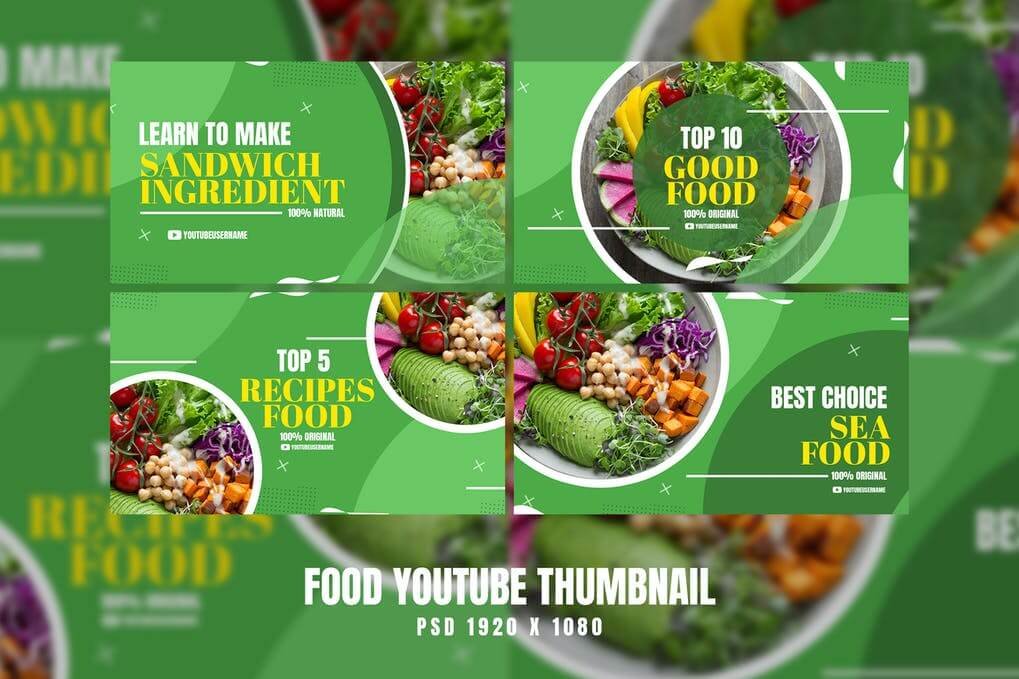 Vegetarian YouTube Thumbnail