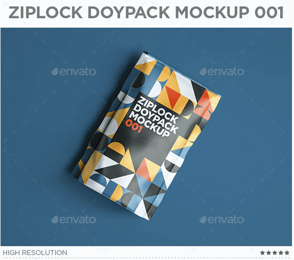 Ziplock Doypack Mockup 001