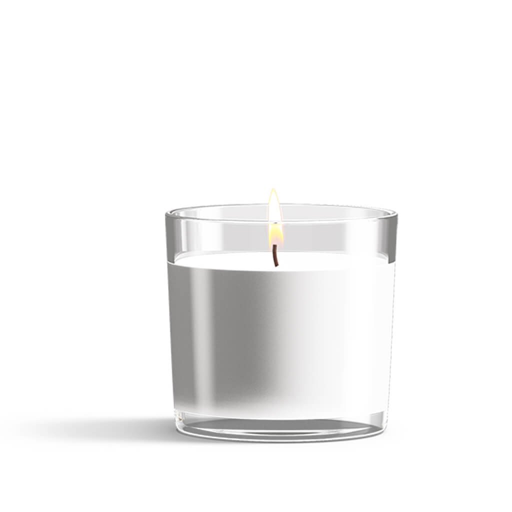 Blank Free Candle Label Mockup PSD Template
