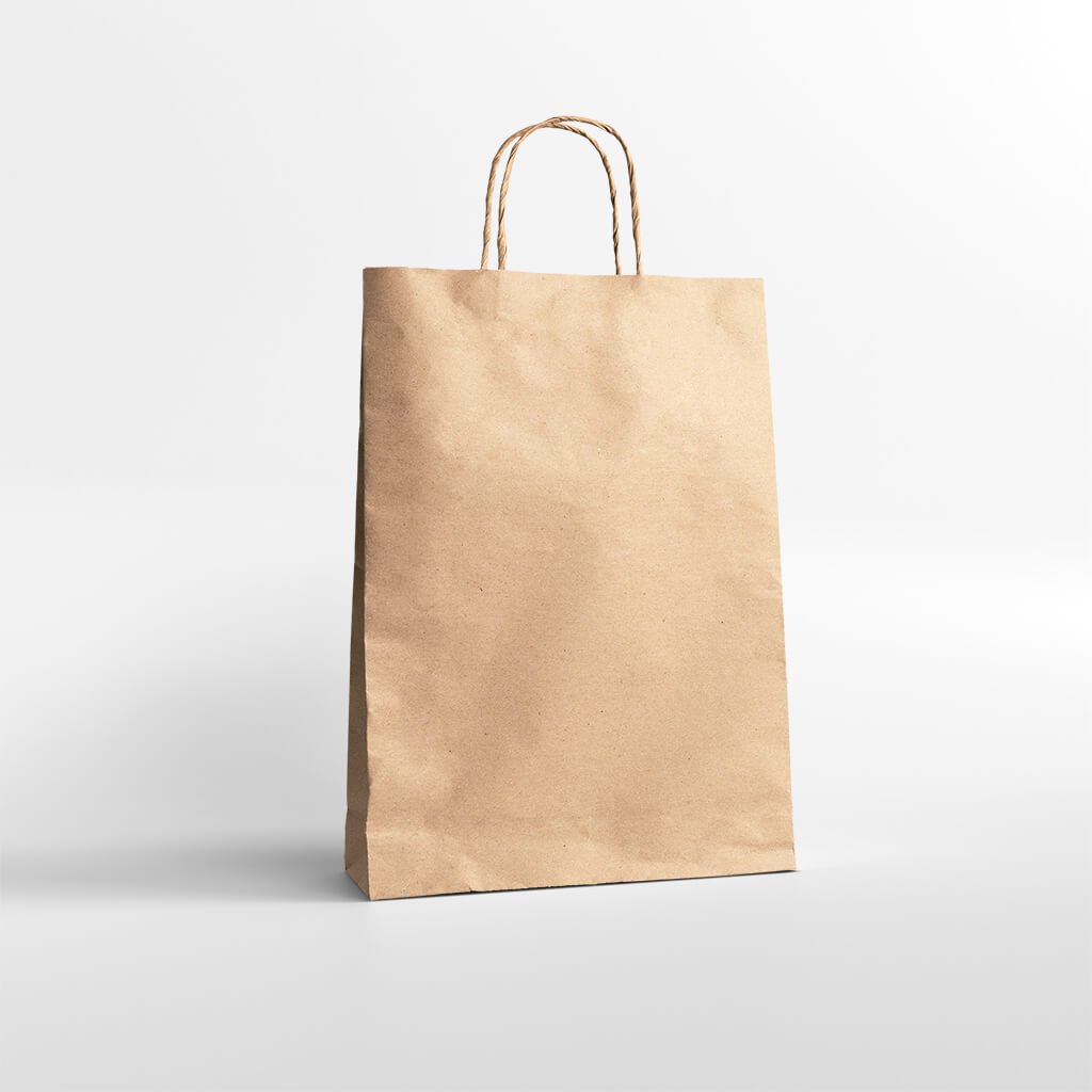 Blank Free Carrier Bag Mockup PSD Template